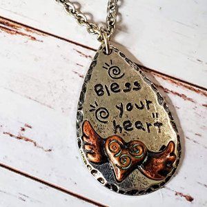 Bless Your Heart Necklace Set